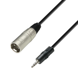 Adam Hall K3 BWM 0100 кабель инструментальный 3.5 мм Stereo Jack штекер - XLR штекер 1 м