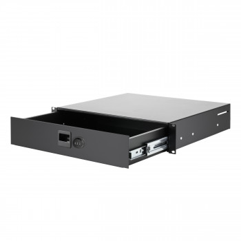Adam Hall 87402 CL Выдвижной ящик 2U с кодовым замком для рэковой стойки 19"