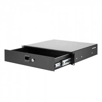 Adam Hall 87402 Выдвижной ящик 2U с замком для рэковой стойки 19"